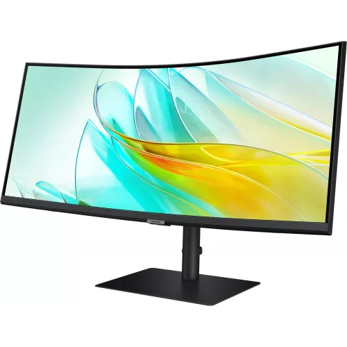 Монитор Samsung 34" ViewFinity S6 S34C650UAIXCI черный VA LED 5ms 21:9 HDMI M/M полуматовая 350cd 178гр/178гр 3440x1440 100Hz FreeSync DP Ultra WQHD USB 8кг