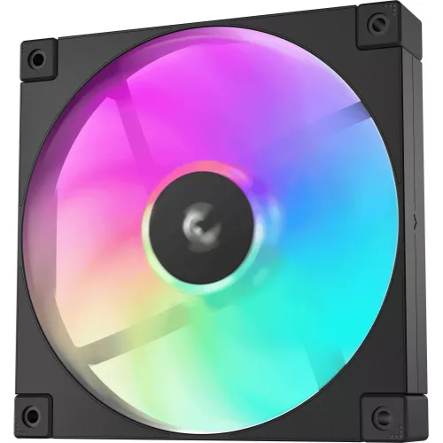 Вентилятор для корпуса Deepcool FD14 ARGB 140х140x25 черный 4-pin 25.6дБ (R-FD14-BKAPN1-G) Ret