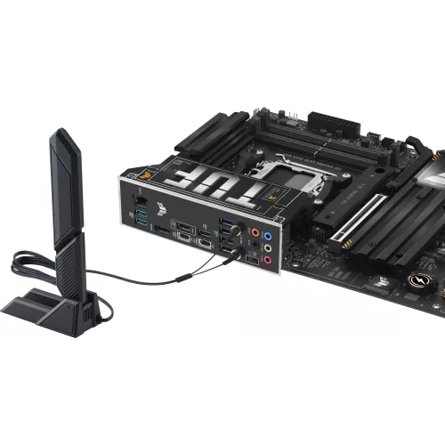 Материнская плата Asus TUF GAMING X870-PLUS WIFI Socket AM5 AMD X870 4xDDR5 ATX AC`97 8ch(7.1) 2.5Gg RAID+HDMI