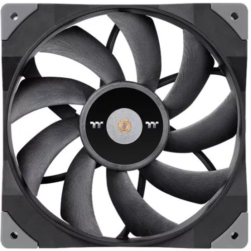 Вентилятор для корпуса Thermaltake Toughfan 14 140х140x25 черный 4-pin 33.2дБ (упак.:2шт) (CL-F085-PL14BL-A) Ret