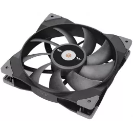 Вентилятор для корпуса Thermaltake Toughfan 14 140х140x25 черный 4-pin 33.2дБ (упак.:2шт) (CL-F085-PL14BL-A) Ret