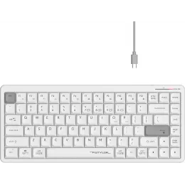 Клавиатура A4Tech Fstyler FBX53C белый USB беспроводная BT/Radio slim Multimedia (FBX53C)