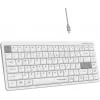 Клавиатура A4Tech Fstyler FBX53C белый USB беспроводная BT/Radio slim Multimedia (FBX53C)