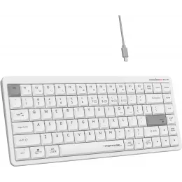 Клавиатура A4Tech Fstyler FBX53C белый USB беспроводная BT/Radio slim Multimedia (FBX53C)