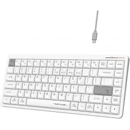Клавиатура A4Tech Fstyler FBX53C белый USB беспроводная BT/Radio slim Multimedia (FBX53C)