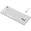 Клавиатура A4Tech Fstyler FBX53C белый USB беспроводная BT/Radio slim Multimedia (FBX53C)