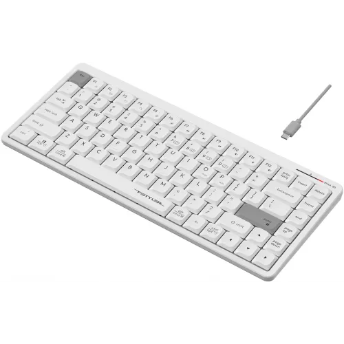Клавиатура A4Tech Fstyler FBX53C белый USB беспроводная BT/Radio slim Multimedia (FBX53C)