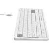 Клавиатура A4Tech Fstyler FBX53C белый USB беспроводная BT/Radio slim Multimedia (FBX53C)