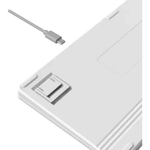 Клавиатура A4Tech Fstyler FBX53C белый USB беспроводная BT/Radio slim Multimedia (FBX53C)