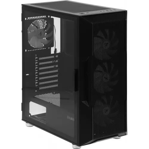 Корпус Zalman i3 NEO черный без БП ATX 4x120mm 5x140mm 2xUSB2.0 1xUSB3.0 audio bott PSU