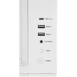 Корпус PcCooler C3T500 белый без БП ATX 9x120mm 5x140mm 2xUSB3.0 audio bott PSU