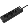 Сетевой фильтр Philips CHP2135BB/51 3м (3 розетки) черный (коробка)