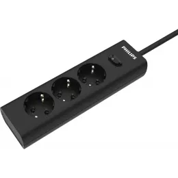 Сетевой фильтр Philips CHP2135BB/51 3м (3 розетки) черный (коробка)