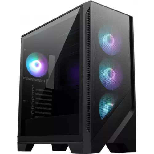 Корпус MSI MAG Forge 321R Airflow черный без БП ATX 2xUSB3.0 audio bott PSU