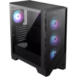 Корпус MSI MAG Forge 321R Airflow черный без БП ATX 2xUSB3.0 audio bott PSU