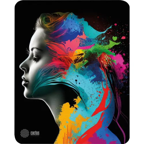 Коврик для мыши Cactus Color paint 300x250x3мм (CS-MPC-D08M)