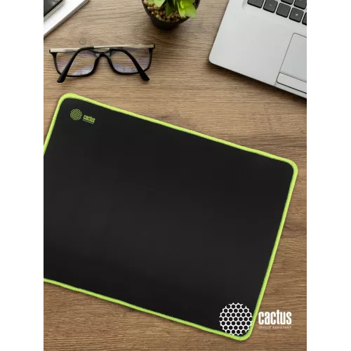 Коврик для мыши Cactus Black черный 400x300x3мм (CS-MPC-PRO01XL)