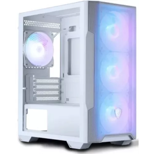 Корпус MSI MAG Forge M100R белый без БП mATX 2x120mm 2xUSB2.0 1xUSB3.0 audio bott PSU