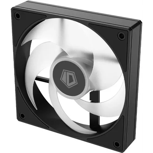 Вентилятор для корпуса ID-Cooling AS-120-К ARGB 120х120x25 черный 4-pin 27.2дБ (AS-120-ARGB-K) Ret