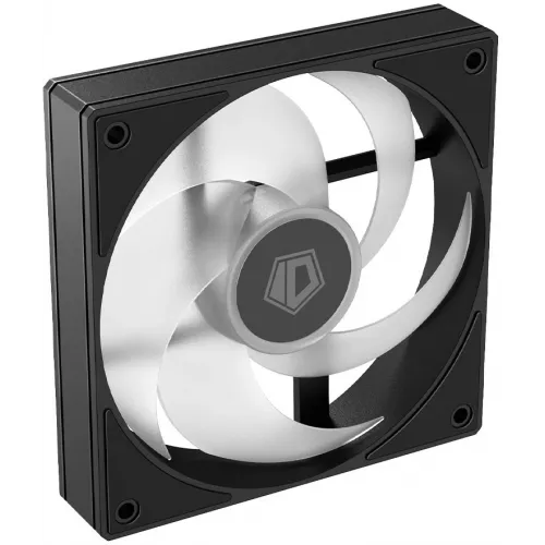 Вентилятор для корпуса ID-Cooling AS-120-К ARGB 120х120x25 черный 4-pin 27.2дБ (AS-120-ARGB-K) Ret