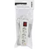 Сетевой удлинитель IEK У03В 7м (3 розетки) белый (пакет ПЭ)