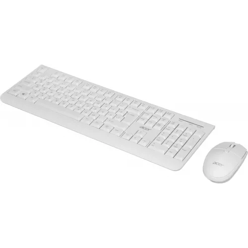 Клавиатура + мышь Acer OCC401 клав:белый мышь:белый USB беспроводная Multimedia (ZL.ACCCC.017)