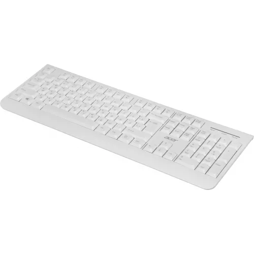 Клавиатура + мышь Acer OCC401 клав:белый мышь:белый USB беспроводная Multimedia (ZL.ACCCC.017)