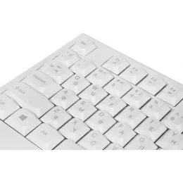 Клавиатура + мышь Acer OCC401 клав:белый мышь:белый USB беспроводная Multimedia (ZL.ACCCC.017)