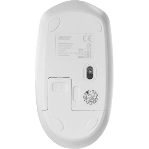 Клавиатура + мышь Acer OCC401 клав:белый мышь:белый USB беспроводная Multimedia (ZL.ACCCC.017)