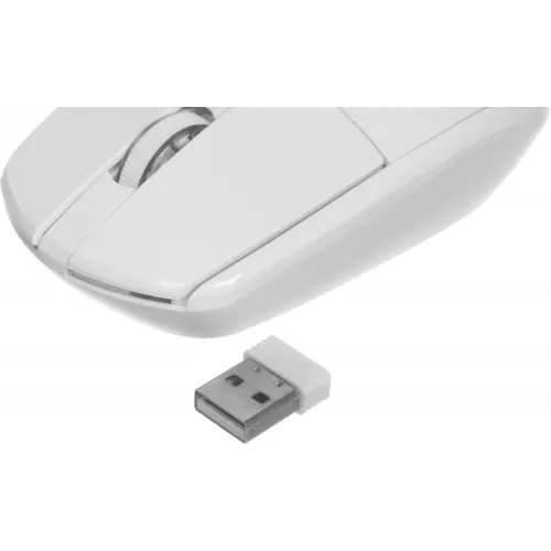 Клавиатура + мышь Acer OCC401 клав:белый мышь:белый USB беспроводная Multimedia (ZL.ACCCC.017)