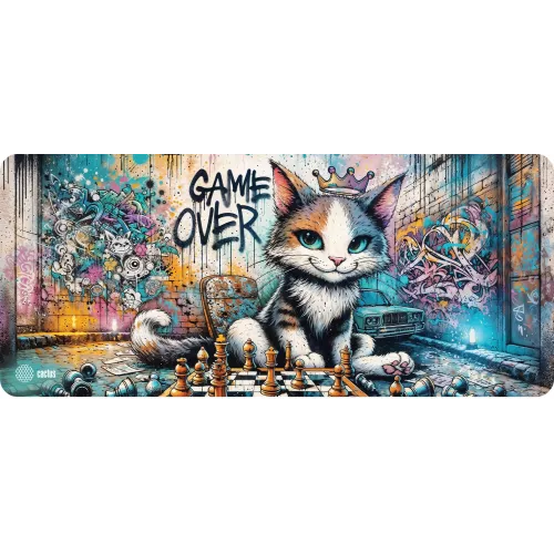 Коврик для мыши Cactus Game Over 900x400x4мм (CS-MP-COR01XXL)