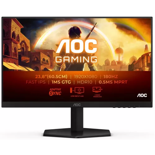 Монитор AOC 23.6" 24G42E черный IPS LED 16:9 HDMI матовая 300cd 178гр/178гр 1920x1080 180Hz DP FHD 3кг