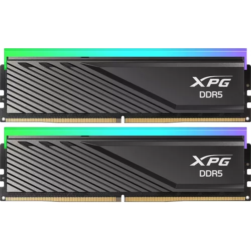 Память DDR5 2x16GB 6400MHz A-Data AX5U6400C3216G-DTLABRBK XPG Lancer Blade RGB RTL Gaming PC5-51200 CL32 DIMM ECC 288-pin 1.4В kit dual rank с радиатором Ret