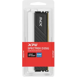 Память DDR4 16GB 3200MHz A-Data AX4U320016G16A-SBKD35G XPG Spectrix D35G RGB RTL Gaming PC4-25600 CL16 DIMM 288-pin 1.35В dual rank с радиатором Ret