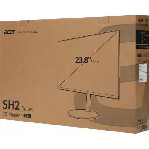 Монитор Acer 23.8" SH242YG0bmiphx черный IPS LED 1ms 16:9 HDMI M/M матовая HAS Piv 250cd 178гр/178гр 1920x1080 120Hz FreeSync DP FHD