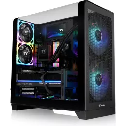Корпус Thermaltake View 390 Air черный без БП ATX 9x120mm 2x140mm 2x200mm 2xUSB3.0 audio bott PSU