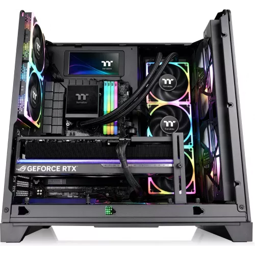 Корпус Thermaltake View 390 Air черный без БП ATX 9x120mm 2x140mm 2x200mm 2xUSB3.0 audio bott PSU