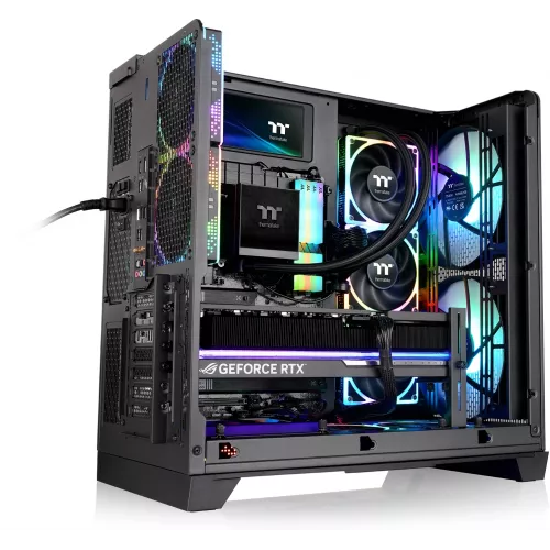 Корпус Thermaltake View 390 Air черный без БП ATX 9x120mm 2x140mm 2x200mm 2xUSB3.0 audio bott PSU