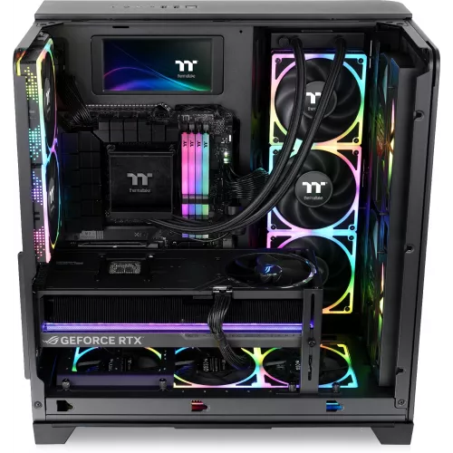 Корпус Thermaltake View 390 Air черный без БП ATX 9x120mm 2x140mm 2x200mm 2xUSB3.0 audio bott PSU