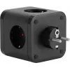 Сетевой разветвитель Buro BU-PW3UC-B (3 розетки) черный (коробка)