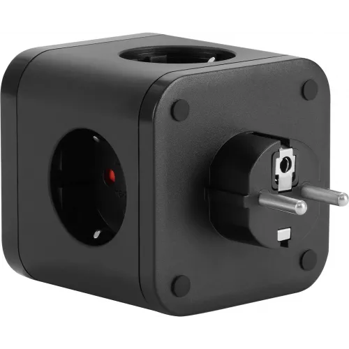 Сетевой разветвитель Buro BU-PW3UC-B (3 розетки) черный (коробка)