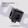 Сетевой разветвитель Buro BU-PW3UC-B (3 розетки) черный (коробка)