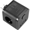 Сетевой разветвитель Buro BU-PW3UC-B (3 розетки) черный (коробка)