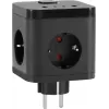 Сетевой разветвитель Buro BU-PW3UC-B (3 розетки) черный (коробка)