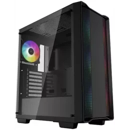 Корпус Deepcool CC560 ARGB черный без БП ATX 2x120mm 4x140mm 1xUSB2.0 1xUSB3.0 audio bott PSU