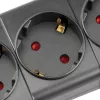Сетевой фильтр Buro 600SPro-16-1.8-USB-G 1.8м (6 розеток) графитовый (коробка)