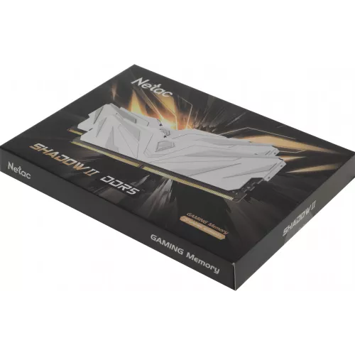Память DDR5 2x16GB 6000MHz Netac NTSWD5P60DP-32W Shadow II RTL Gaming PC5-48000 CL38 DIMM 288-pin 1.35В kit Intel с радиатором Ret