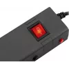Сетевой фильтр Buro 600SE-16-3-B 3м (6 розеток) черный (коробка)