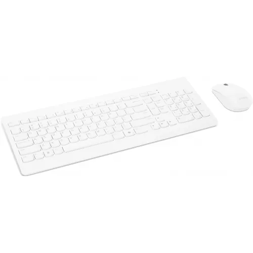 Клавиатура + мышь Lenovo 510 клав:белый мышь:белый USB беспроводная BT (GX31F38001)