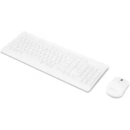 Клавиатура + мышь Lenovo 510 клав:белый мышь:белый USB беспроводная BT (GX31F38001)
